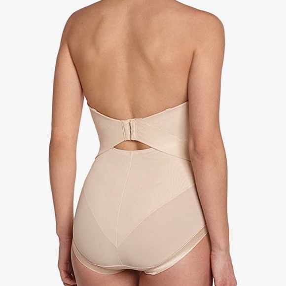 Maidenform Women's Body Shaper With Built-In Bra & Anti-Static Shapewear FL1256 - Picture 3 of 5